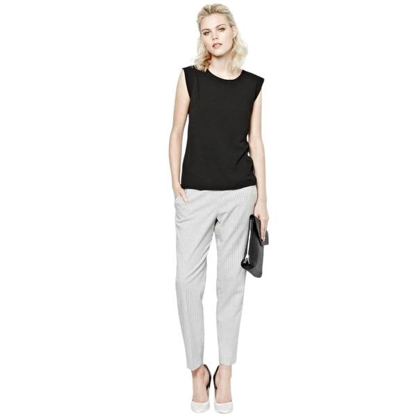 French Connection Womens/Ladies Capped Sleeved T-Shirt - Black - 