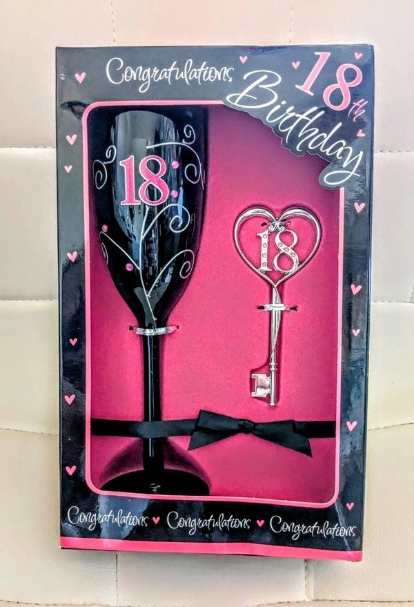 Congratulations 18th glass or mug