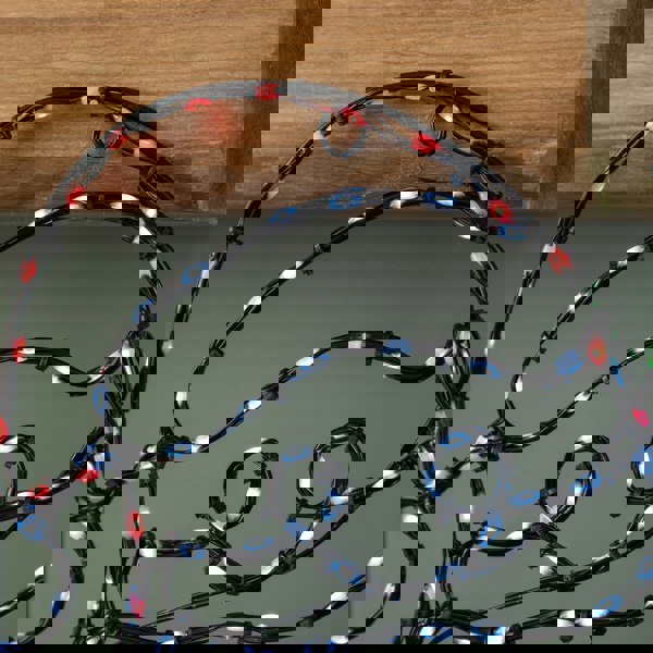 Samuel Alexander 60cm x 45cm Light up FlexiBrights Santa with 247 Multi-Coloured LEDs