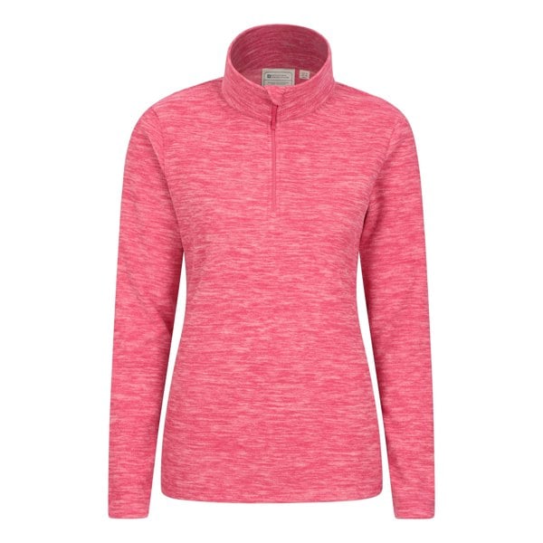 Mountain Warehouse Womens/Ladies Snowdon Melange Fleece Top - Winetasting