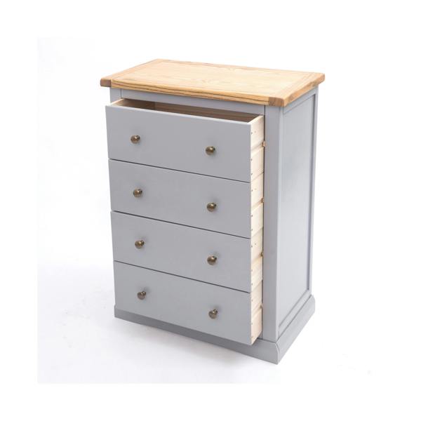 Cabinet Bits Rocca 4 Drawer Chest of Drawers Brass Knob