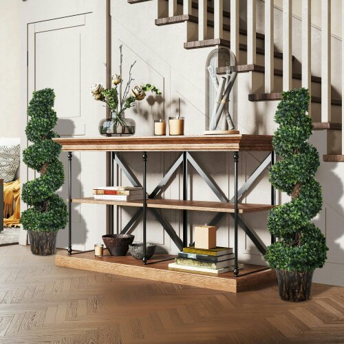 Wyld Haus Badola Set Of 2 Artificial Rose Plants In Yellow And White Colour Finish