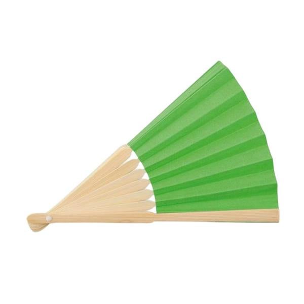 MidOcean Fanny Bamboo Handheld Fan - Lime - 