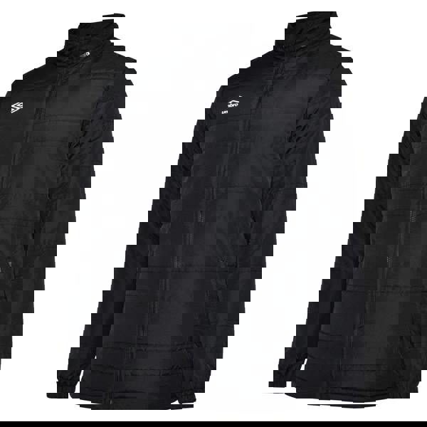 Umbro Mens Club Essential Bench Jacket - Black