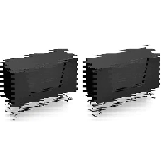 Dorel Home Chromium TV-Stand with 1 Flap Black CRO2-1200CB-BLK