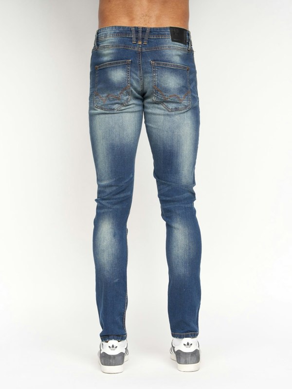 Duck and Cover Tranfold Slim Fit Jeans Tinted Blue