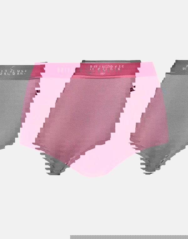 British Boxers Multipack 4 Pairs of Bamboo Hipster Boxer Briefs – Bunch of Roses