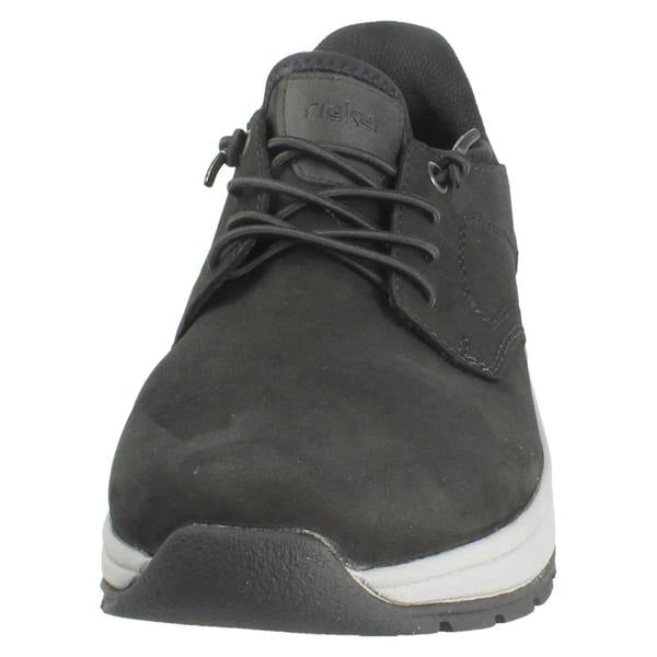 Rieker Mens Rieker Extra Wide Slip On Elasticated Lace Casual Suede Shoes 11050
