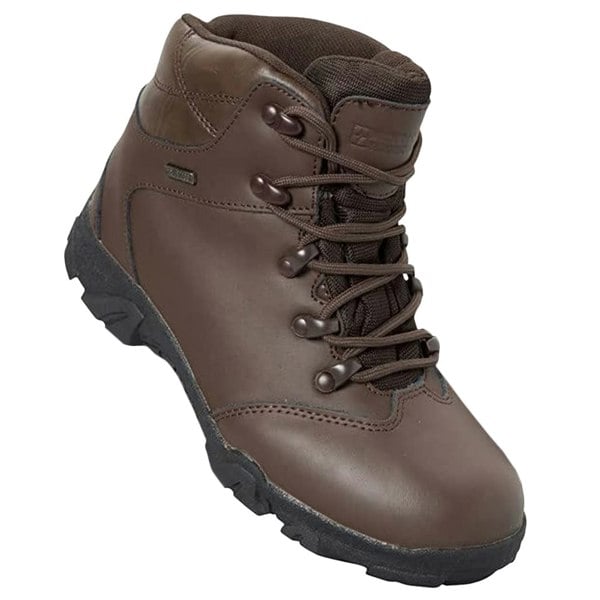 Mountain Warehouse Childrens/Kids Canyon Waterproof Suede Walking Boots - Brown