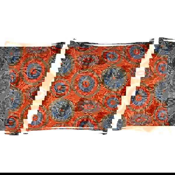Wylder Akamba Tribal Rectangular Cushion Cover - Tangerine