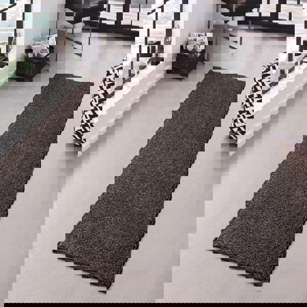 The Rugs Modern Plain Velour Rug - Quality & Comfort