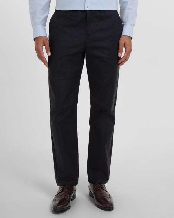 Steel & Jelly Smart Slim Fit Cotton Stretch Chino Trousers