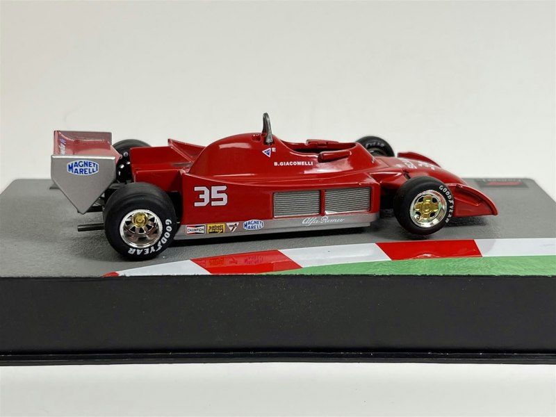 F1 Collection Bruno Giacomelli Alfa Romeo 177 1979 1:43 Scale