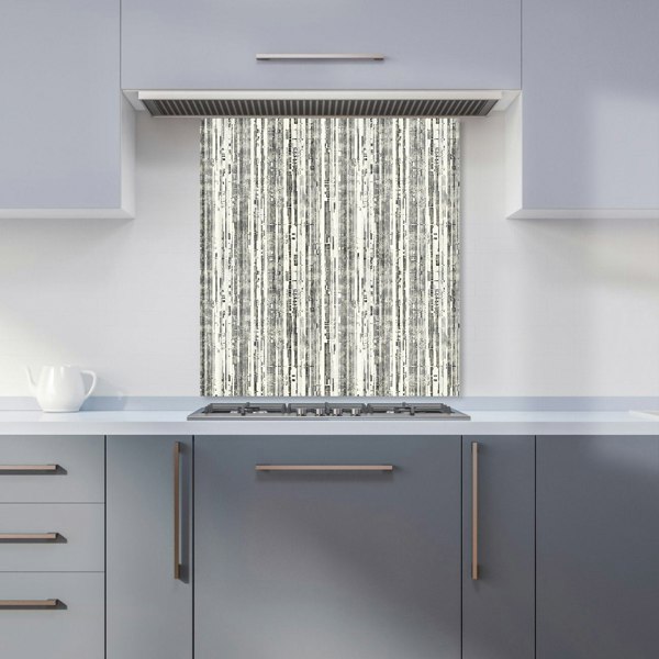 Warren Reed - Designer Washed Out Canvas Pattern Kitchen Splashback