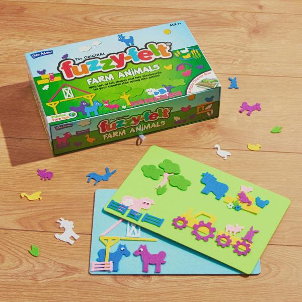 Fuzzy Felt Fuzzy-Felt Farm Animals Drawer Set