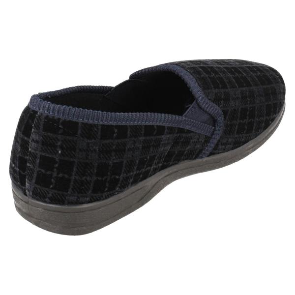 Rosebank Mens Rosebank Twin Gusset Indoor Slippers Jack