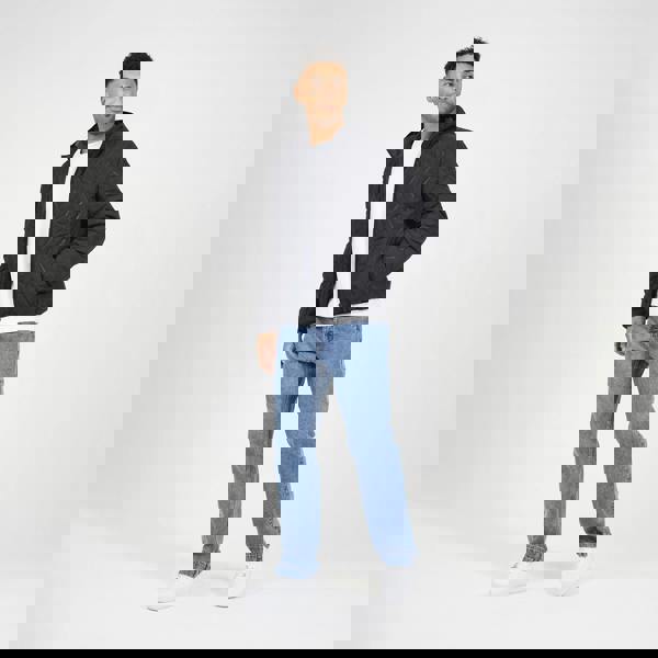 Brave Soul Black Short Heat Seal Padded Hooded Jacket - Black Image 3