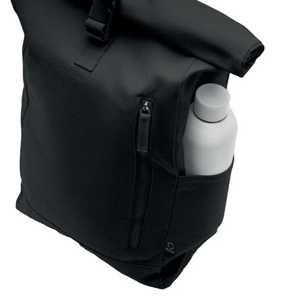 MidOcean Kamet Roll Top Backpack - Black - 