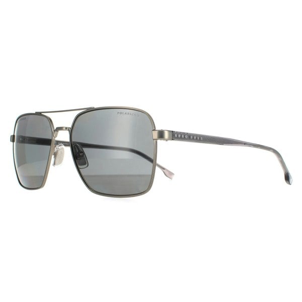 Hugo Boss Sunglasses BOSS 1045/S R81 M9 Matte Ruthenium Grey Polarized