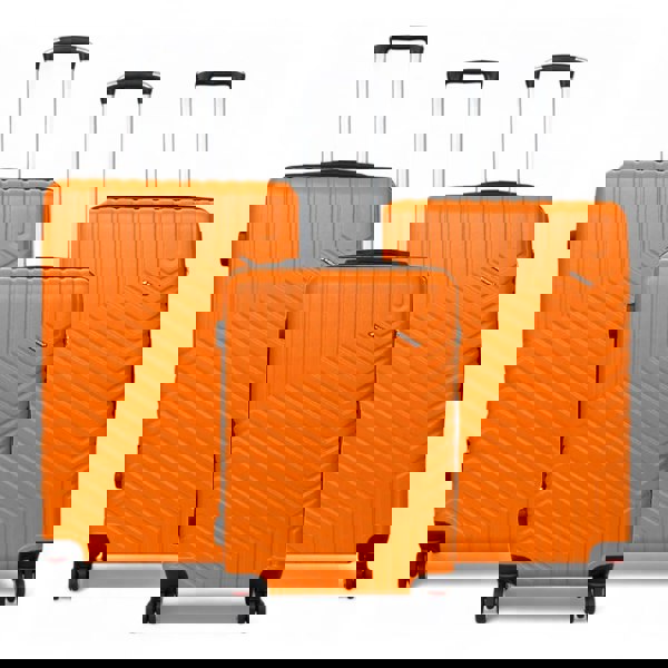 Snowball Hard Shell Luggage Set 8 Spinner Wheels ABS Suitcase