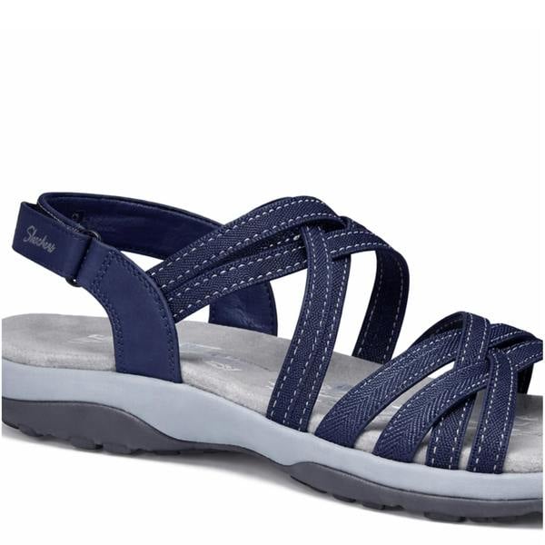 Skechers REGGAE SLIM - SUMMER GETAWAY Cross Strap Sandals   in  Navy