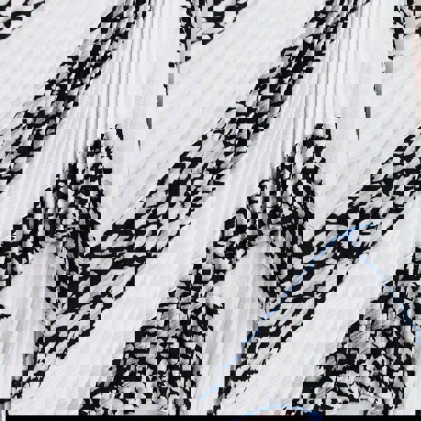Proenza Schouler runway collection dress in a black and white leopard pattern