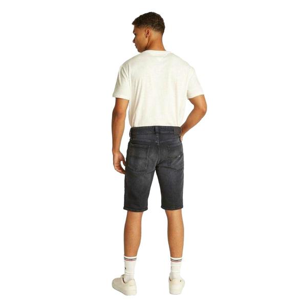 Tommy Jeans Mens Ronnie Denim Shorts - Black Denim - 