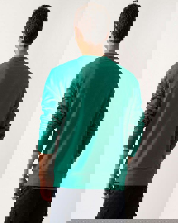 GANT Mens 1949 Graphic Crew Neck Sweatshirt - 322 Deep Green - CHO - Designer Mens Sweatshirts