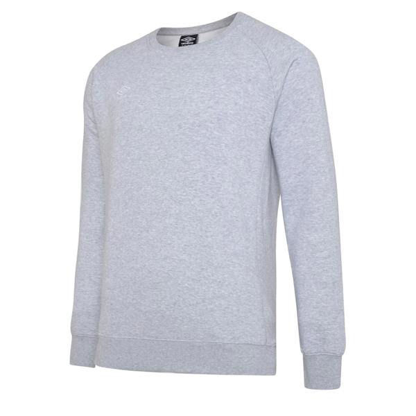 Umbro Womens/Ladies Club Leisure Sweatshirt - Grey Marl/White - 