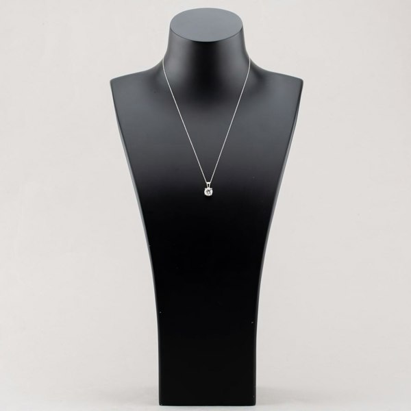 T. H. Baker 9ct White Gold Certified Lab Grown 2.00ct Brilliant Cut Diamond Pendant Necklace LGP3119-200 (WG)