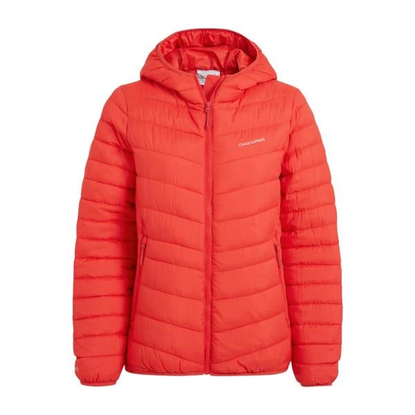 Craghoppers Womens/Ladies Compresslite IX Insulated Hooded Jacket - Red Dawn - 