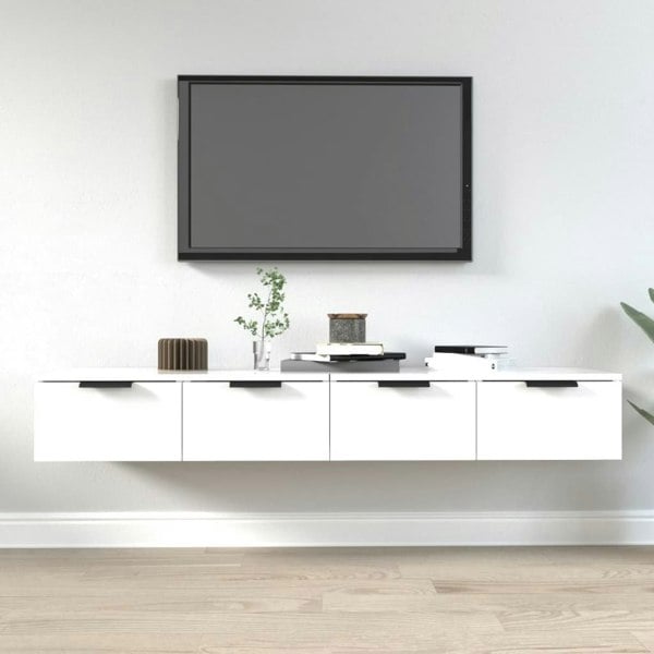 Berkfield Wall Cabinets 2 pcs White 68x30x20 cm Engineered Wood