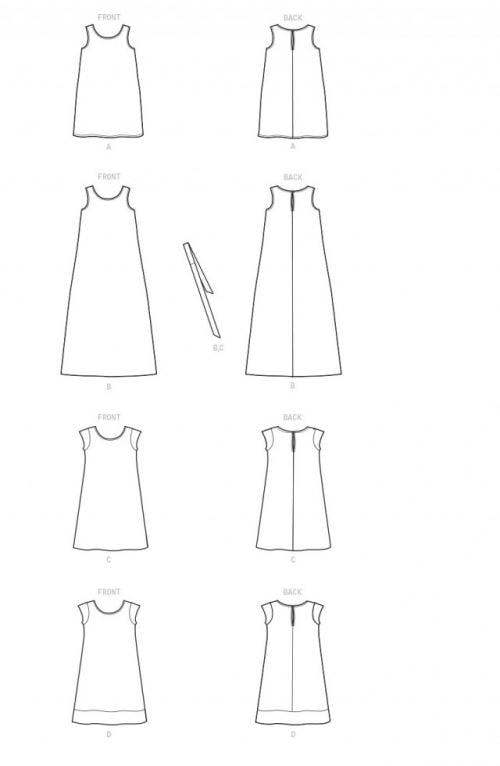 Simplicity Sewing Pattern 9120, Dresses for Kids, HH (3-4-5-6) - Intermediate
