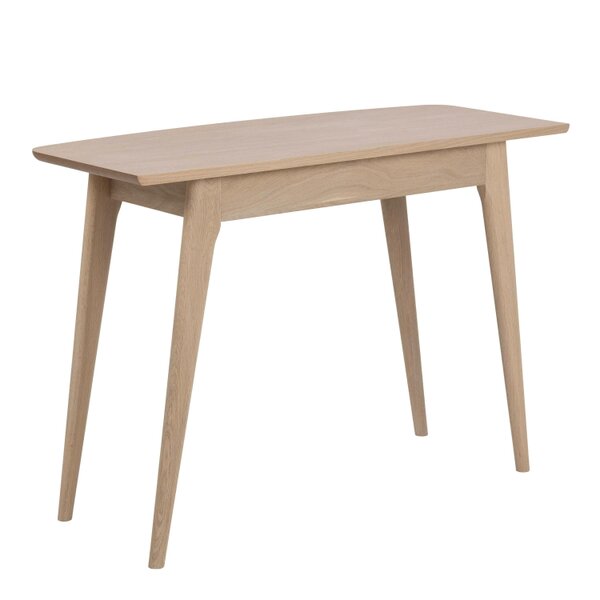 Wyld Haus Milan Oak Veneer Desk with Drawer