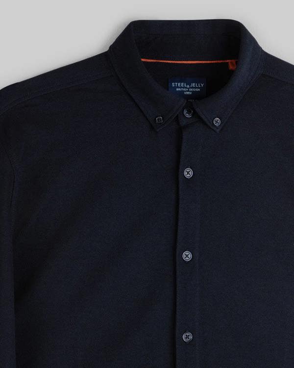 Steel & Jelly Pique Jersey Long Sleeve Shirt