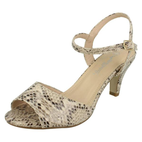 Anne Michelle Ladies Anne Michelle Mid Heel Sandals F10906