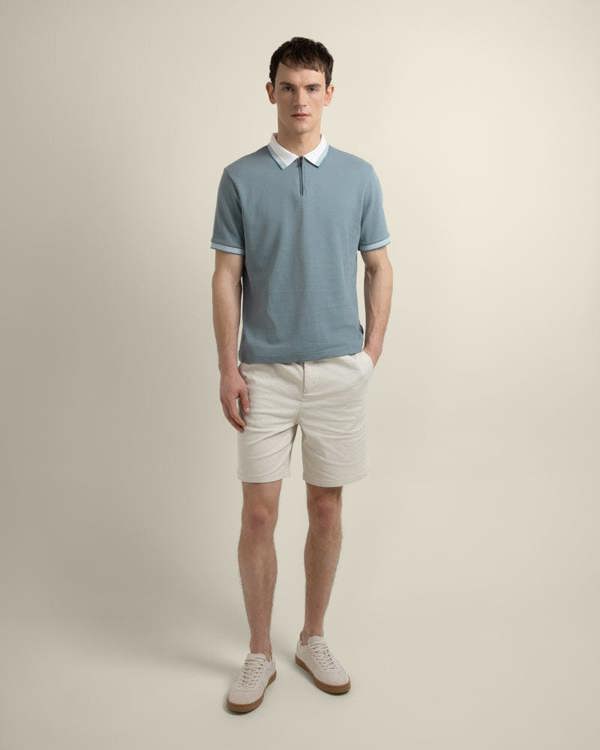 Larsson & Co Nilsson - Contrast Rib Polo Shirt