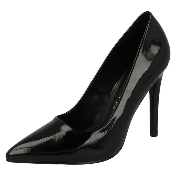 Anne Michelle Ladies Anne Michelle Patent Court Shoes