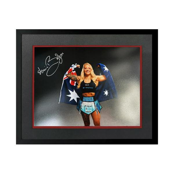 Ebanie Bridges Signed 16x12 Image Deluxe Mount Frame