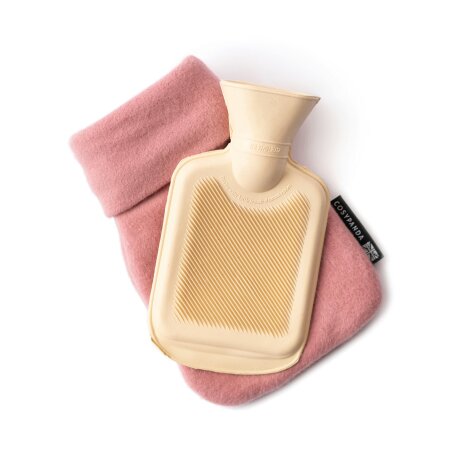 CosyPanda Mini Pink Organic Cotton Hot Water Bottle