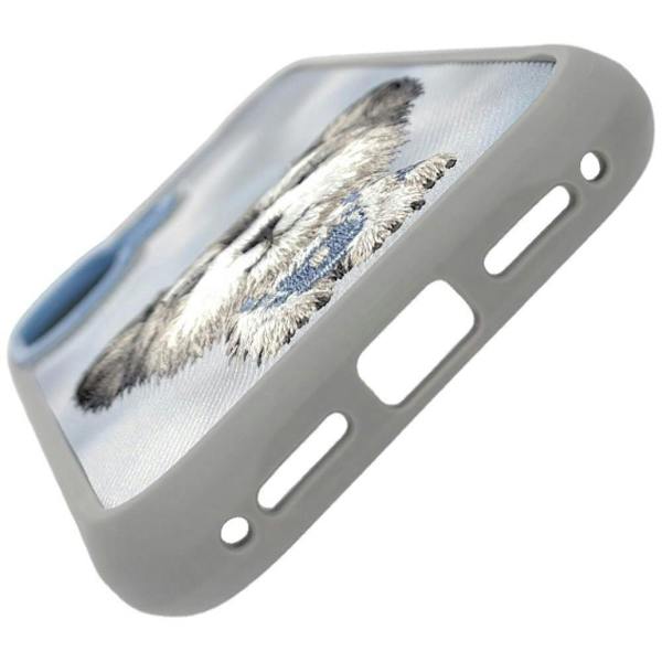 Nimmy Friends Nimmy Big Eye Cute Pet Yorkie Dog Case with MagSafe for iPhone 17 6.3" Grey Blue - N-XDY-IP17-027