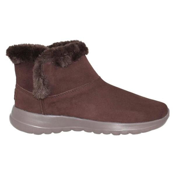 Skechers Ladies Skechers Go Joy Pull On Ankle Boots Bundle Up 15501