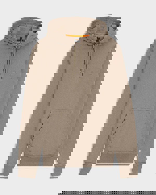 BOSS Orange Wetalk Mens Pullover Hoodie With Logo Patch - Open Green 346