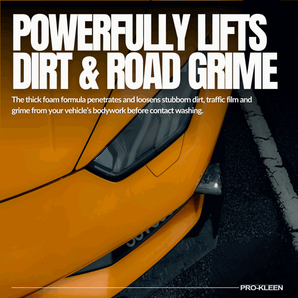 ProKleen Pro-Kleen 15L Mango Smoothie pH Neutral Snow Foam with Wax Super Thick & Non-Caustic Foam