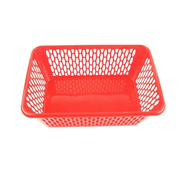 Leecroft 25cm Handy Basket Red 25 x 16 x 8cm - One Colour - 