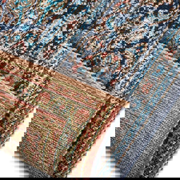 Kadi Indoor & Outdoor Rug Grey Blue