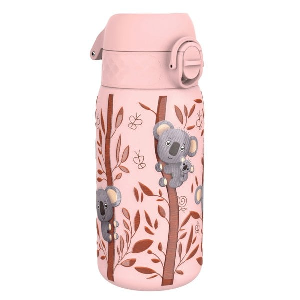 ION8 Leak Proof Kids Water Bottle, Stainless Steel, Koalas, 400ml (13oz)