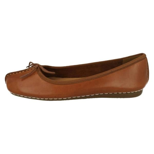 Clarks Ladies Clarks Comfort Everyday Flats Freckle Ice