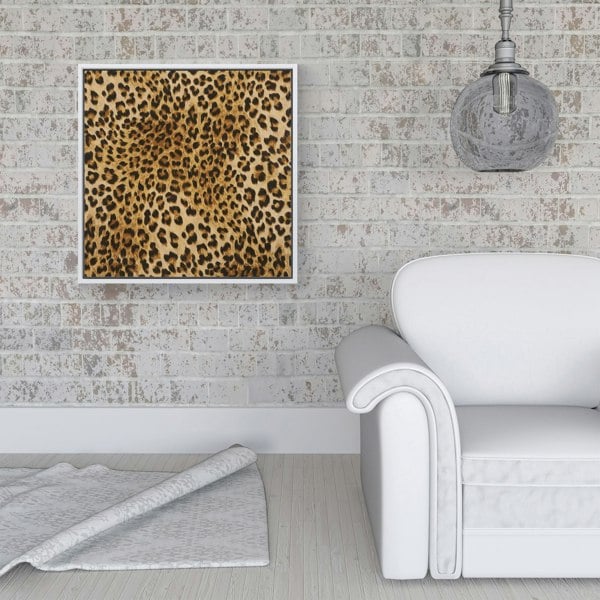 Warren Reed Wild Animal Pattern Framed Canvas