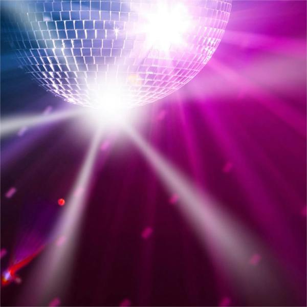 FX Lab Half Mirror Ball with Built In Motor